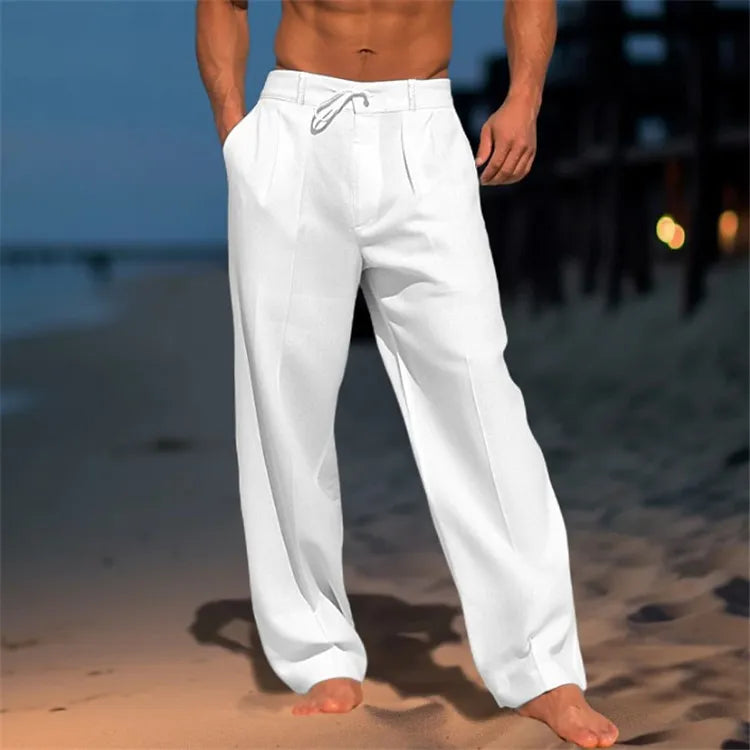 Nathan™ – Solid Cotton Pants