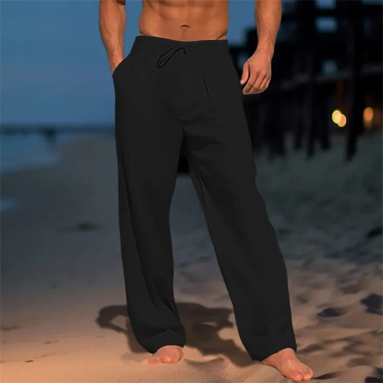 Nathan™ – Solid Cotton Pants