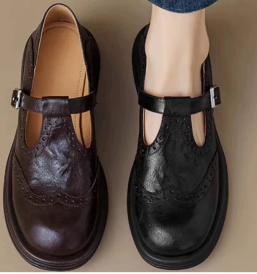 Island | Elegant Leder-Mary Janes