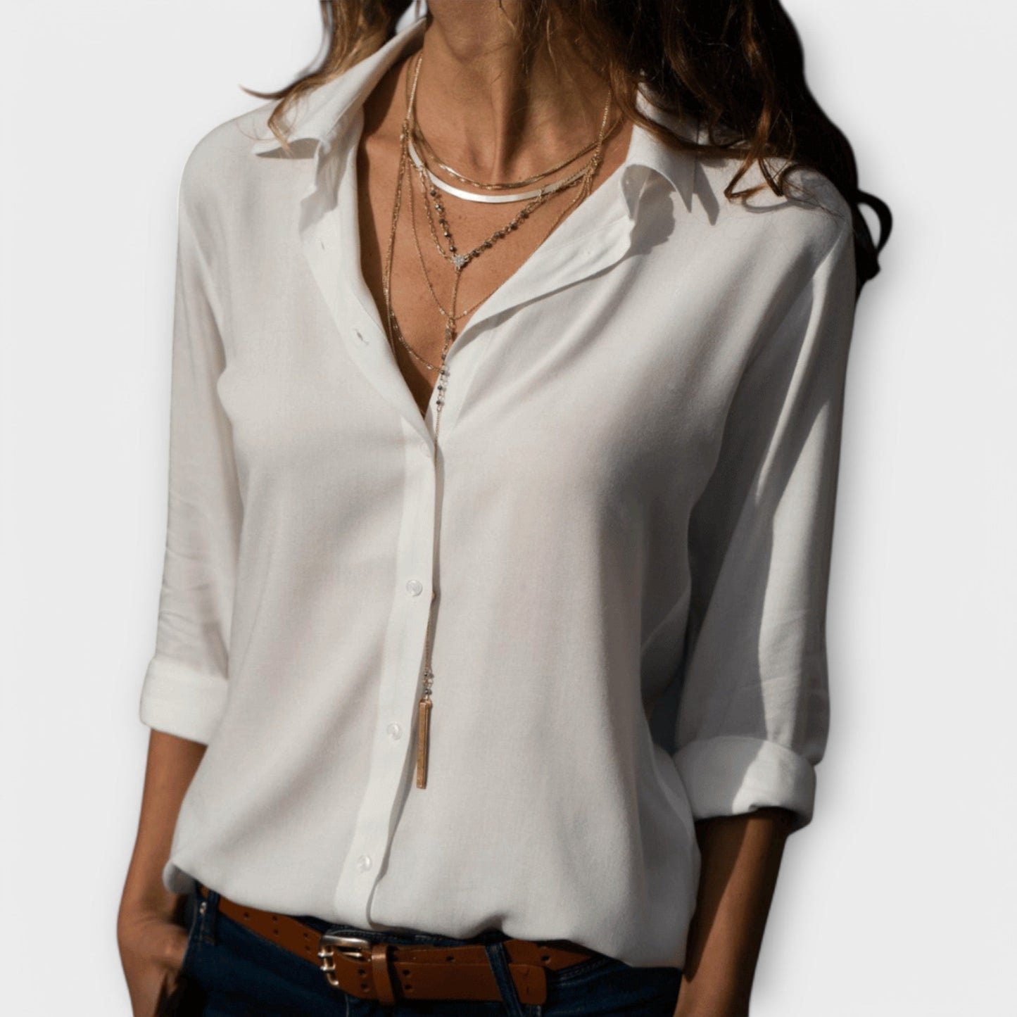Lianelle – Classic Button-Up Blouse