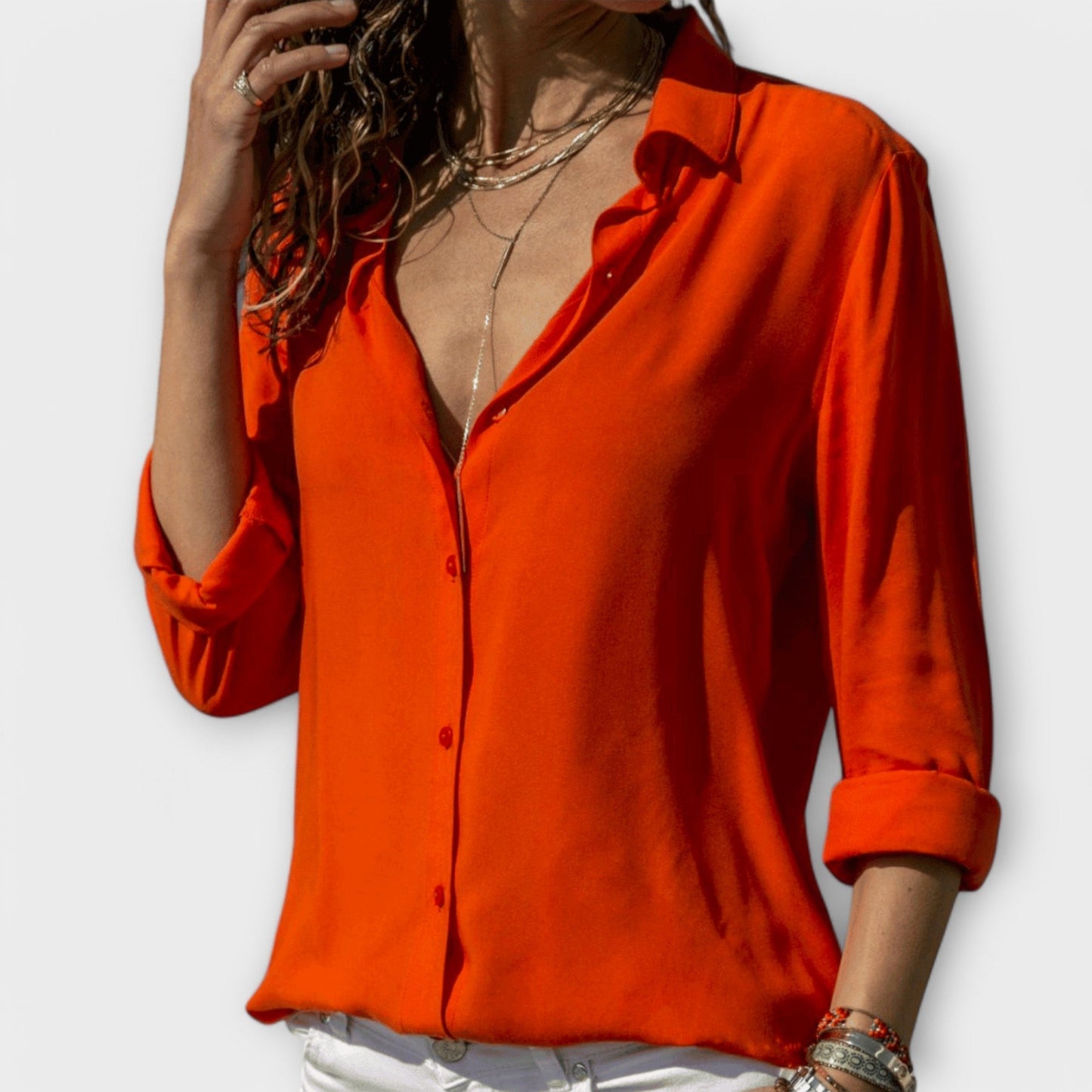 Lianelle – Classic Button-Up Blouse