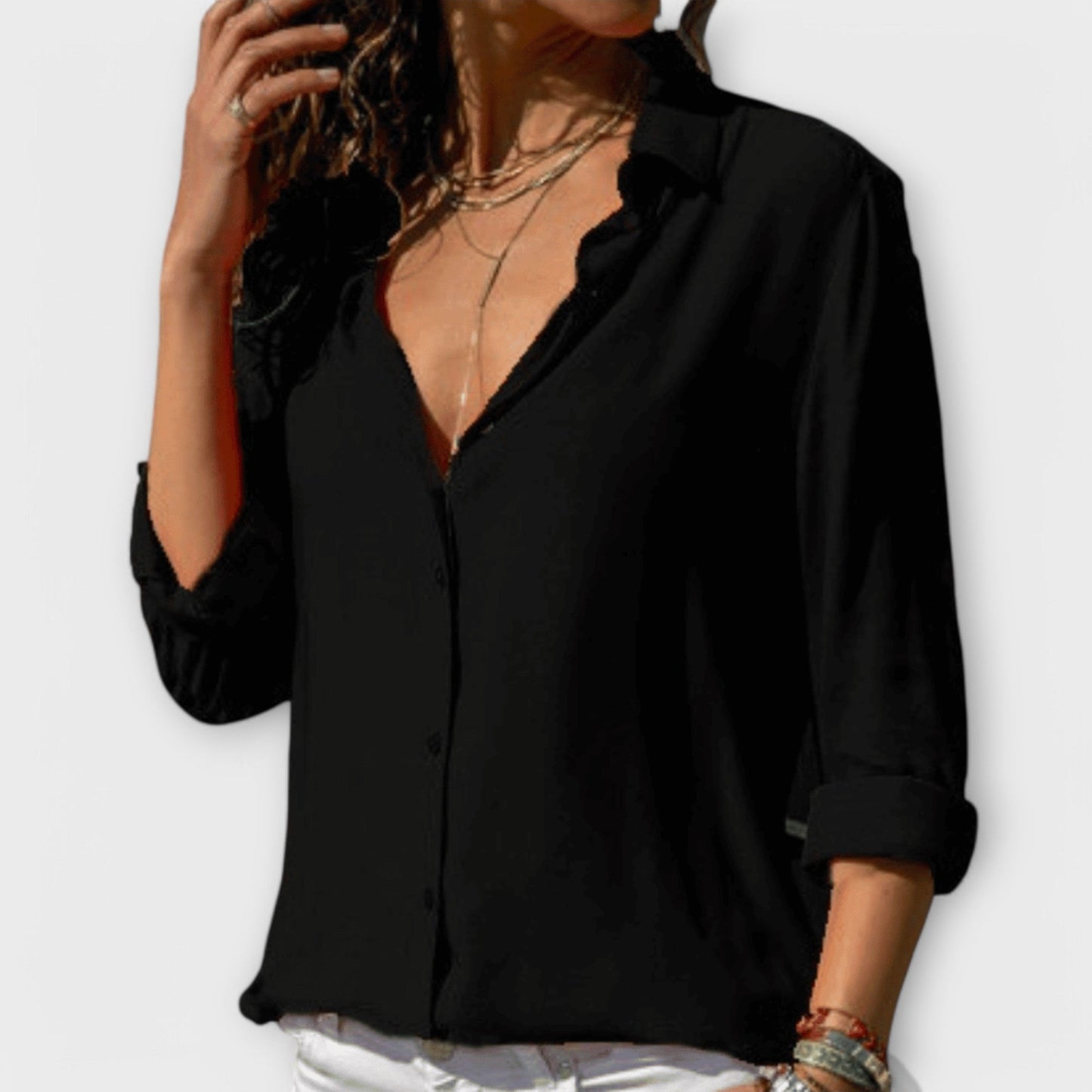 Lianelle – Classic Button-Up Blouse