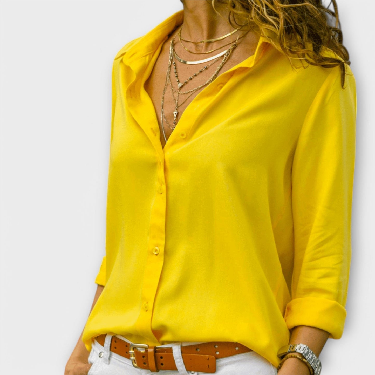 Lianelle – Classic Button-Up Blouse