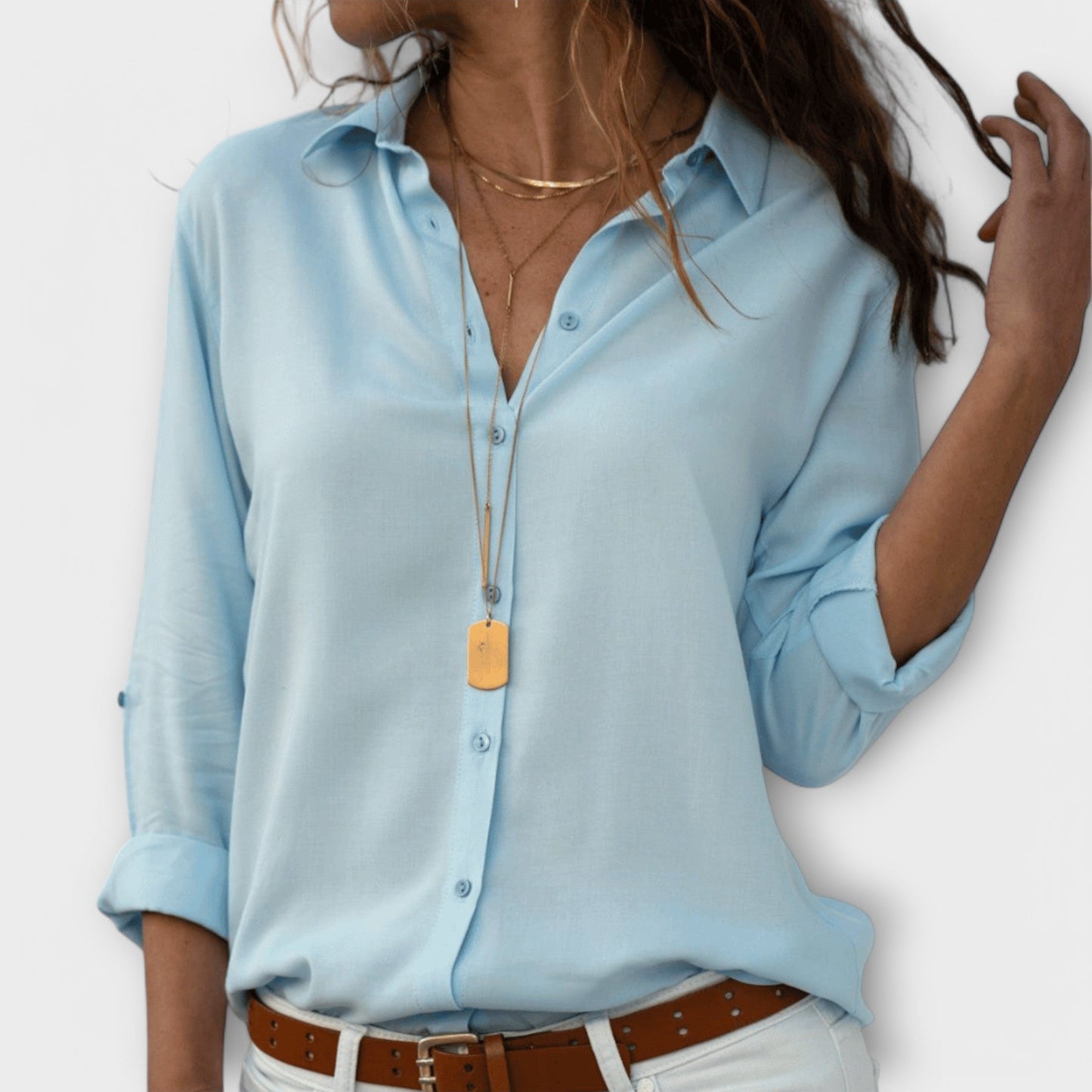 Lianelle – Classic Button-Up Blouse