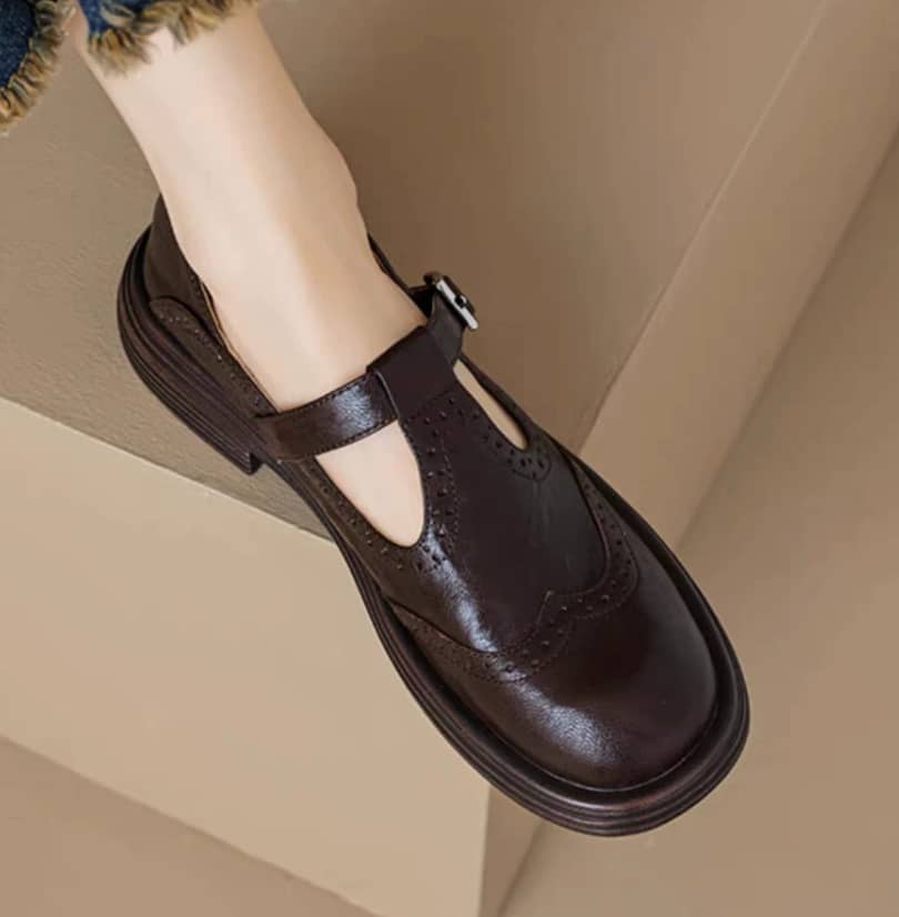 Island | Elegant Leder-Mary Janes