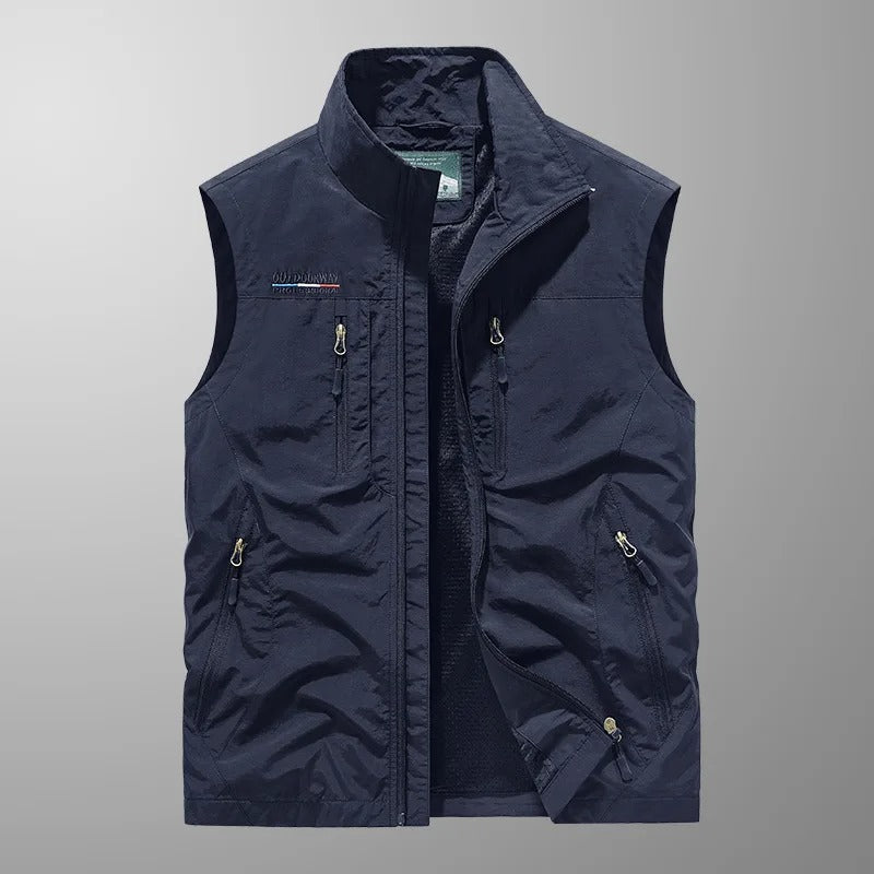 Kasper™ | Breathable Cargo Bodywarmer with Multiple Pockets
