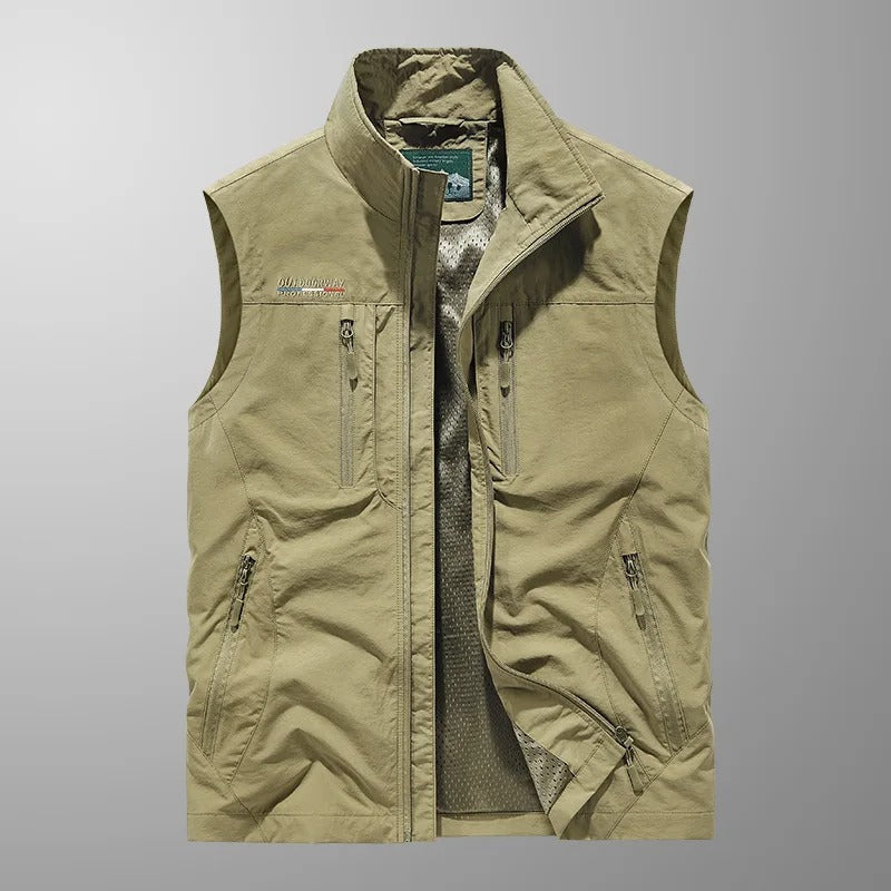 Kasper™ | Breathable Cargo Bodywarmer with Multiple Pockets