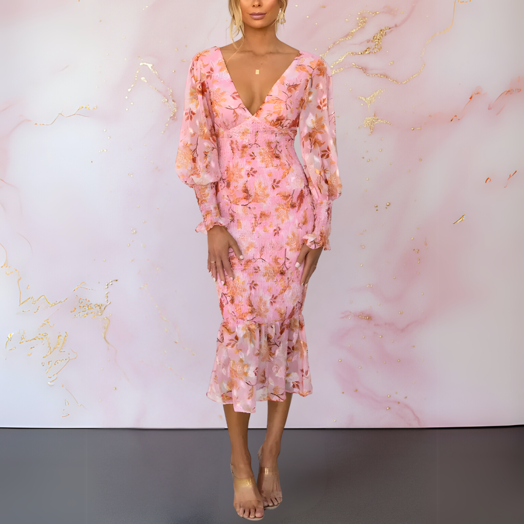 Ella™ | Elegant Floral Dress
