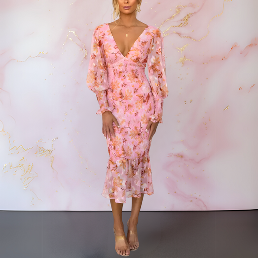 Ella™ | Elegant Floral Dress