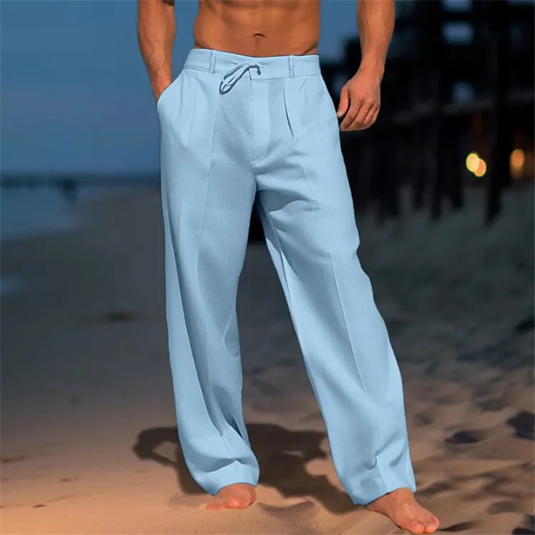 Nathan™ – Solid Cotton Pants