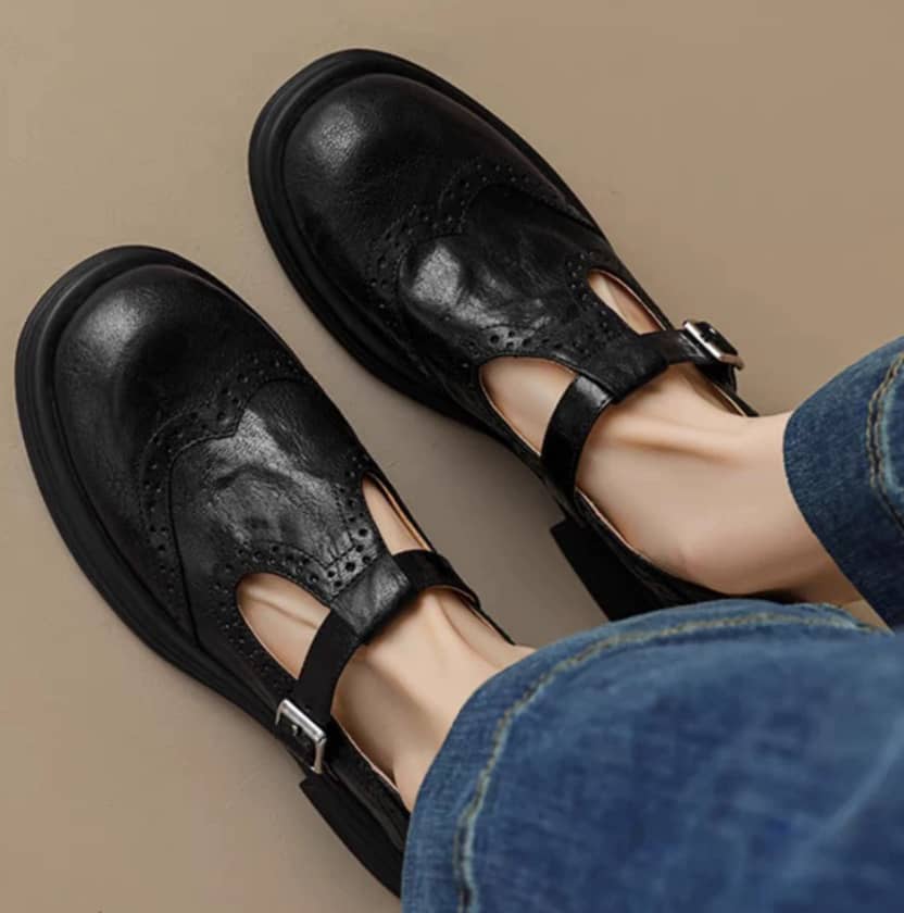 Island | Elegant Leder-Mary Janes