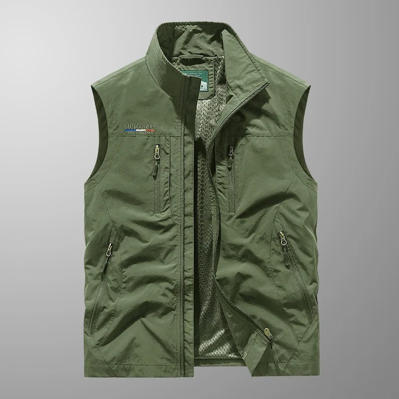 Kasper™ | Breathable Cargo Bodywarmer with Multiple Pockets