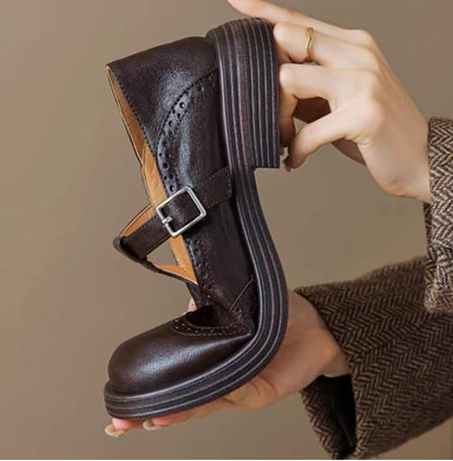 Island | Elegant Leder-Mary Janes