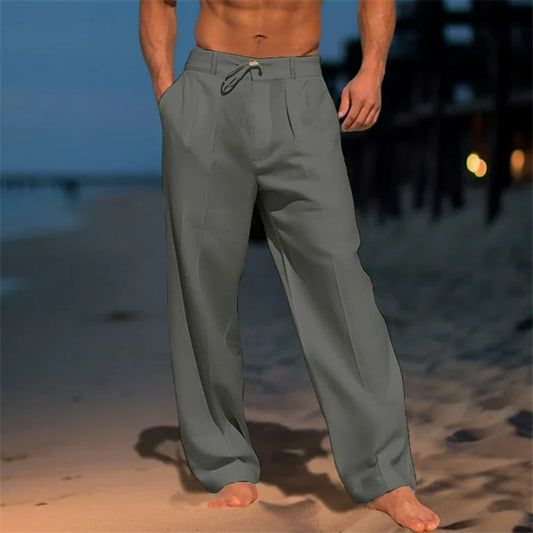 Nathan™ – Solid Cotton Pants