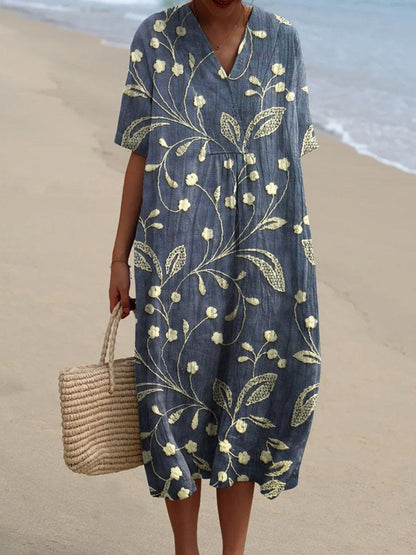 Lieke | Vintage floral dress – Limited edition